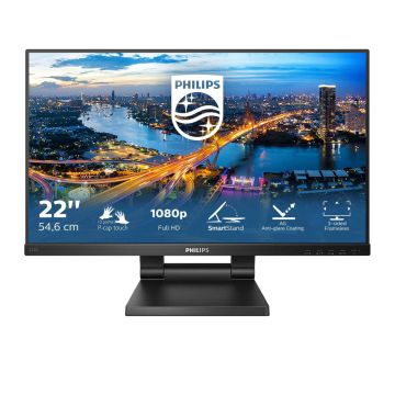 Philips B Line 222B1TC/00 computer monitor 54,6 cm (21.5") 1920 x 1080 Pixels Full HD LED Touchscreen Zwart (222B1TC/00) thumbnail