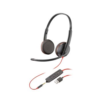 HP Poly Poly Blackwire 3225 stereo USB-A-headset (bulk) (80S11A6) thumbnail