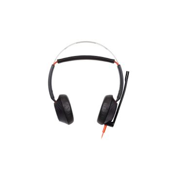 HP Poly Blackwire 5220 stereo USB-C-headset + 3,5 mm stekker + USB-C/A-adapter (bulk) (8X231A6) thumbnail