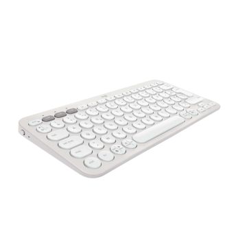 Logitech Pebble Keys 2 K380s toetsenbord RF-draadloos + Bluetooth QWERTY US International Wit (920-011852) thumbnail