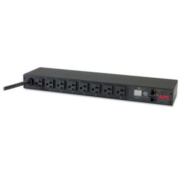 APC AP7801B energiedistributie 8 AC-uitgang(en) 1U Zwart (AP7801B) thumbnail