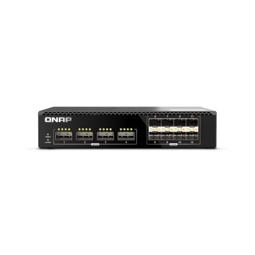 QNAP QSW-M7308R-4X netwerk-switch Managed L3 1U Zwart (QSW-M7308R-4X) thumbnail