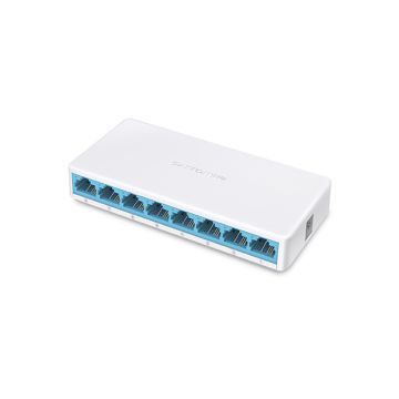 Mercusys MS108 netwerk-switch Unmanaged Fast Ethernet (10/100) Wit (MS108) thumbnail