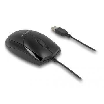 DeLOCK 12106 muis Ambidextrous USB Type-A Optisch 1200 DPI (12106) thumbnail