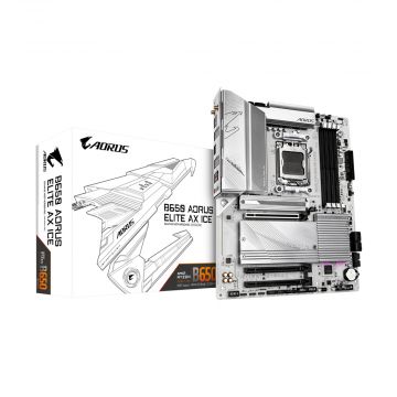 Gigabyte B650 AORUS ELITE AX ICE moederbord AMD B650 Socket AM5 ATX