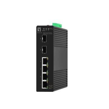 LevelOne IGS-2106 netwerk-switch Managed L2 Gigabit Ethernet (10/100/1000) Zwart (IGS-2106) thumbnail