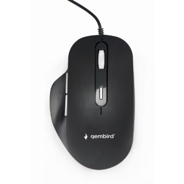 Gembird MUS-6B-02 muis Rechtshandig USB Type-A Optisch 3600 DPI (MUS-6B-02) thumbnail