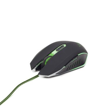 Gembird MUSG-001-G muis Ambidextrous USB Type-A 2400 DPI (MUSG-001-G) thumbnail