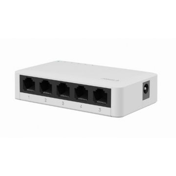 Gembird NSW-G5-01 netwerk-switch Unmanaged Gigabit Ethernet (10/100/1000) Wit