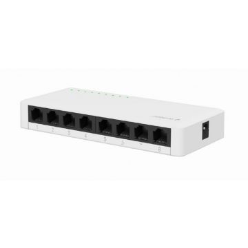 Gembird NSW-G8-01 netwerk-switch Unmanaged Gigabit Ethernet (10/100/1000) Wit