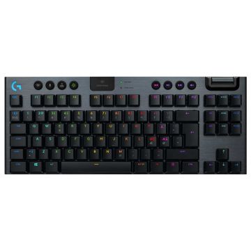 Logitech G G915 TKL Tenkeyless LIGHTSPEED Wireless RGB Mechanical Gaming Keyboard - GL Clicky toetsenbord RF-draadloos + Bluetooth QWERTY Engels Koolstof