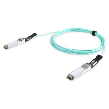 Digitus DN-81313 Glasvezel kabel 10 m QSFP+ Aqua-kleur