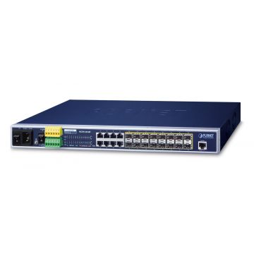 PLANET MGSW-24160F netwerk-switch Managed L2+ Gigabit Ethernet (10/100/1000) Power over Ethernet (PoE) 1U Blauw