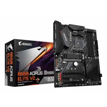 GIGABYTE B550 AORUS ELITE V2 moederbord AMD B550 Socket AM4 ATX (B550 AORUS ELITE V2) thumbnail