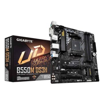 GIGABYTE B550M DS3H moederbord AMD B550 Socket AM4 micro ATX (B550M DS3H) thumbnail