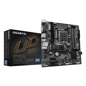 GIGABYTE B760M DS3H DDR4 moederbord Intel B760 Express LGA 1700 micro ATX (B760M DS3H DDR4) thumbnail