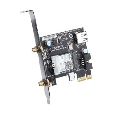 GIGABYTE GC-WBAX200 netwerkkaart Intern WLAN / Bluetooth 2400 Mbit/s (GC-WBAX200) thumbnail
