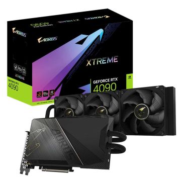 GIGABYTE AORUS XTREME AORUS GeForce RTX 4090 XTREME WATERFORCE 24G NVIDIA 24 GB GDDR6X (GV-N4090AORUSX W-24GD) thumbnail