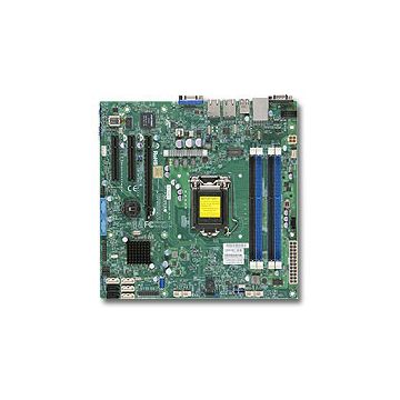 Supermicro X10SLM-F Intel® C224 LGA 1150 (Socket H3) micro ATX