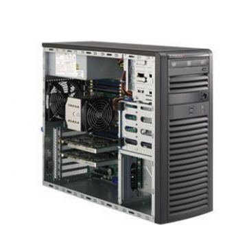 Supermicro SYS-5038A-I PC/workstation barebone Midi-Toren Zwart LGA 2011 (Socket R)