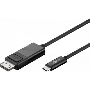 Goobay 79295 video kabel adapter 1,2 m USB Type-C DisplayPort Zwart