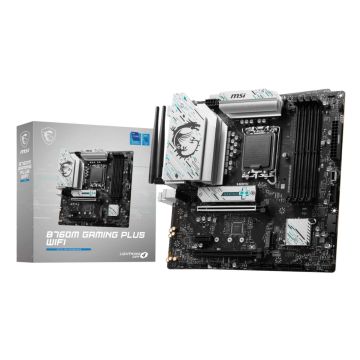 MSI B760M GAMING PLUS WIFI moederbord Intel B760 LGA 1700 micro ATX (7D99-017R) thumbnail