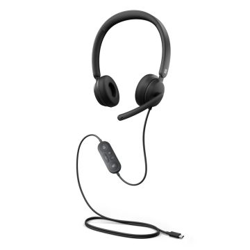 Microsoft Headset Over-Ear Wireless Black Microsoft Modern USB-C (I6S-00010) thumbnail