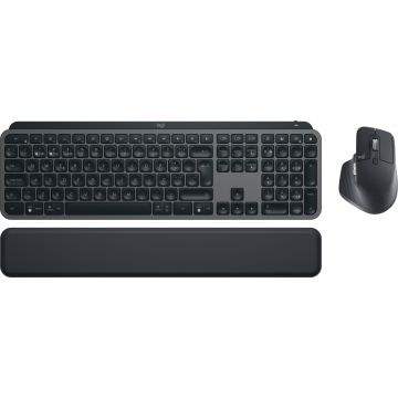 Logitech MX Keys S Combo toetsenbord Inclusief muis RF-draadloos + Bluetooth Portugees Grafiet