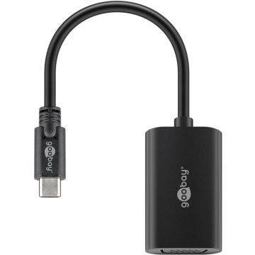 Goobay 38531 video kabel adapter 0,2 m USB Type-C VGA (D-Sub) Zwart