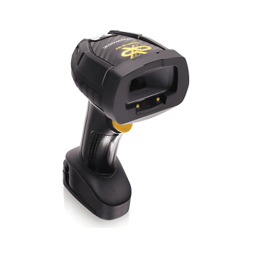 Datalogic PowerScan PBT9600 DPX, BT, 2D, DPM, BT, multi-IF, kabel (RS232), RB, zwart, geel (PBT9600-DPXRBK20EU) thumbnail