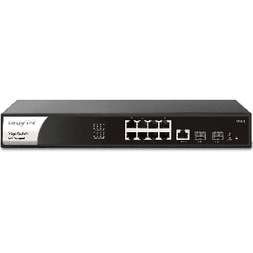 Draytek Switch 270mm DrayTek VigorSwitch  G-2100   2*SFP+/ 8*GE retail (VSWITCHG2100-DE-AT-CH) thumbnail