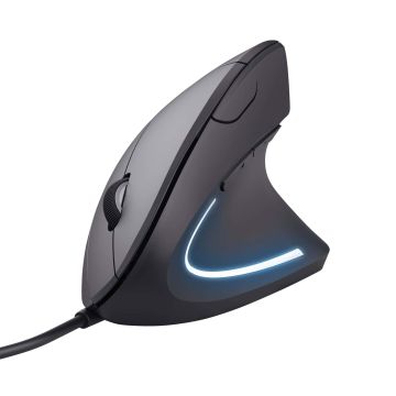 Trust Verto | Ergonomische Muis | Verticaal | Grijs (22885) thumbnail
