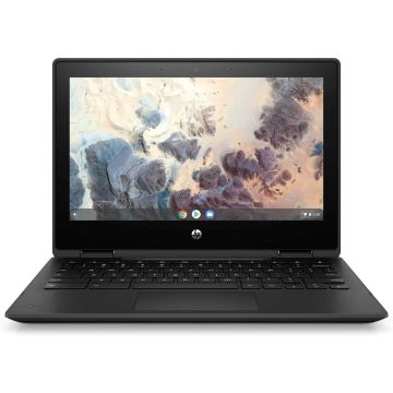 HP Chromebook x360 11 G4 Intel® Celeron® N4500 29,5 cm (11.6") Touchscreen HD 4 GB LPDDR4x-SDRAM 32 GB eMMC Wi-Fi 6 (802.11ax) ChromeOS Zwart (305X4EA#ABH) thumbnail