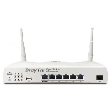 Draytek Vigor 2865Vac draadloze router Gigabit Ethernet Dual-band (2.4 GHz / 5 GHz) Wit
