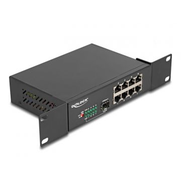 DeLOCK 88064 netwerk-switch Unmanaged Gigabit Ethernet (10/100/1000) Zwart