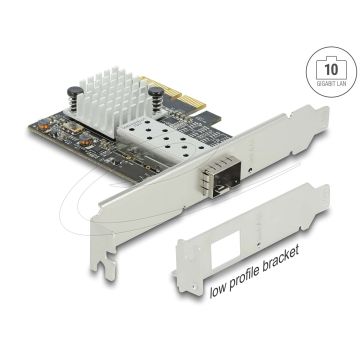 DELOCK PCI Express x4 Karte 1 x SFP+ 10 Gigabit LAN AQC100S (89100) thumbnail