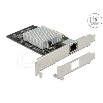 Delock PCI Express x2 Netzwerkkarte 10 Gigabit LAN 1 x RJ45 AQC113 (89528) thumbnail