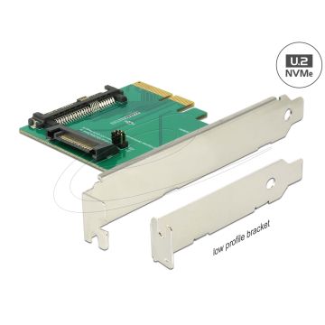 DELOCK PCI Express x4 Karte >1 x intern U.2 NVMe SFF-8639 ST (89673) thumbnail