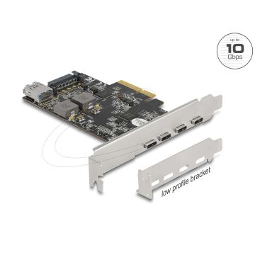 DELOCK PCI Express x4 Karte 4x USB Type-C + 1 x USB Typ-A (90059) thumbnail