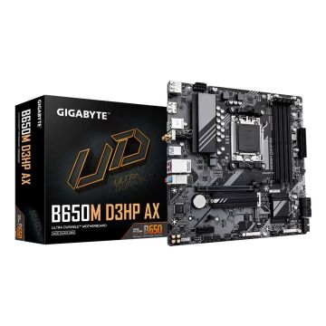GIGABYTE B650M D3HP AX moederbord AMD B650 Socket AM5 micro ATX (B650M D3HP AX) thumbnail