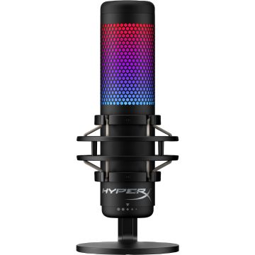 HyperX QuadCast S - USB-microfoon (zwart-grijs) - RGB-verlichting