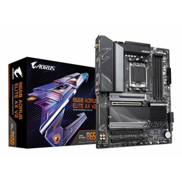 GIGABYTE B650 AORUS ELITE AX V2 moederbord AMD B650 Socket AM5 ATX (B650 A ELITE AX V2) thumbnail