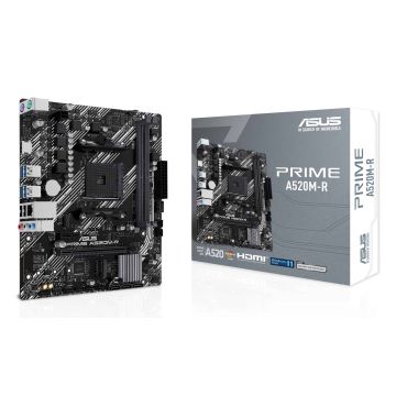 ASUS PRIME A520M-R AMD A520 Socket AM4 micro ATX (90MB1H60-M0EAY0) thumbnail