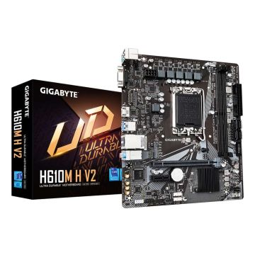 GIGABYTE H610M H V2 moederbord Intel H610 Express LGA 1700 micro ATX (H610M H V2) thumbnail