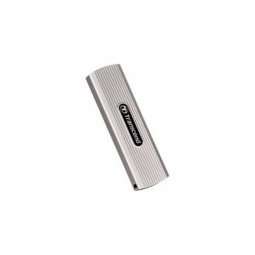 Transcend ESD320A - SSD - verschlüsselt - 1TB - extern (tragbar) - USB 3,2 Gen 2x1 - 256-Bit-AES - Soft Gray (TS1TESD320A) (TS1TESD320A) thumbnail