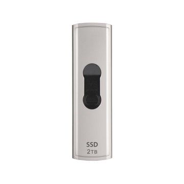 Transcend TS2TESD320A ESD320A External SSD, 2 TB, USB 10Gbps, Type-A, 1050/ 950 MB/s, Silver (TS2TESD320A) thumbnail