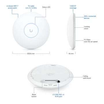 Ubiquiti UniFi U7 Pro (U7-PRO) thumbnail