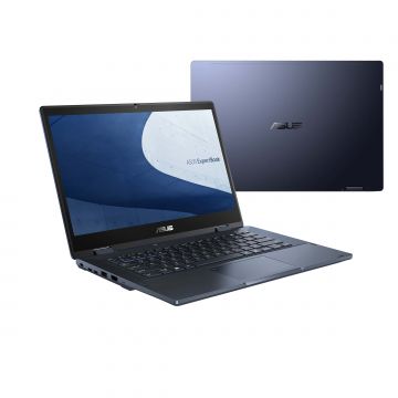 ASUS ExpertBook B3 Flip B3402FBA-EC0615X Hybride (2-in-1) 35,6 cm (14") Touchscreen Full HD Intel® Core™ i5 i5-1235U 8 GB DDR4-SDRAM 256 GB SSD Wi-Fi 6 (802.11ax) Windows 11 Pro Zwart