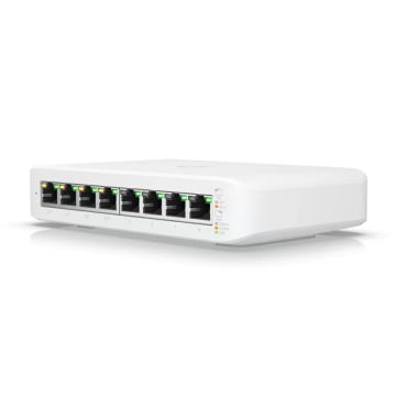 Ubiquiti UniFi Switch Lite USW-Lite-8-POE Switch managed 8x 10/100/1000 4 PoE+ Desktop, wall mountab (USW-LITE-8-POE-EU) thumbnail