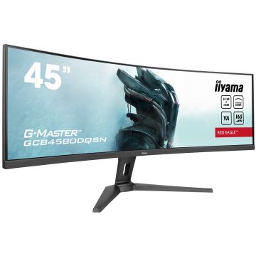 iiyama G-MASTER RED EAGLE CURVED computer monitor 113 cm (44.5") 5120 x 1440 Pixels Dual QHD LED Zwart (GCB4580DQSN-B1) thumbnail